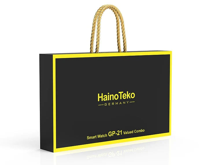 Haino Teko GP 21 Smart Watch Gift Box with Sunglasses, Belt and Neckband